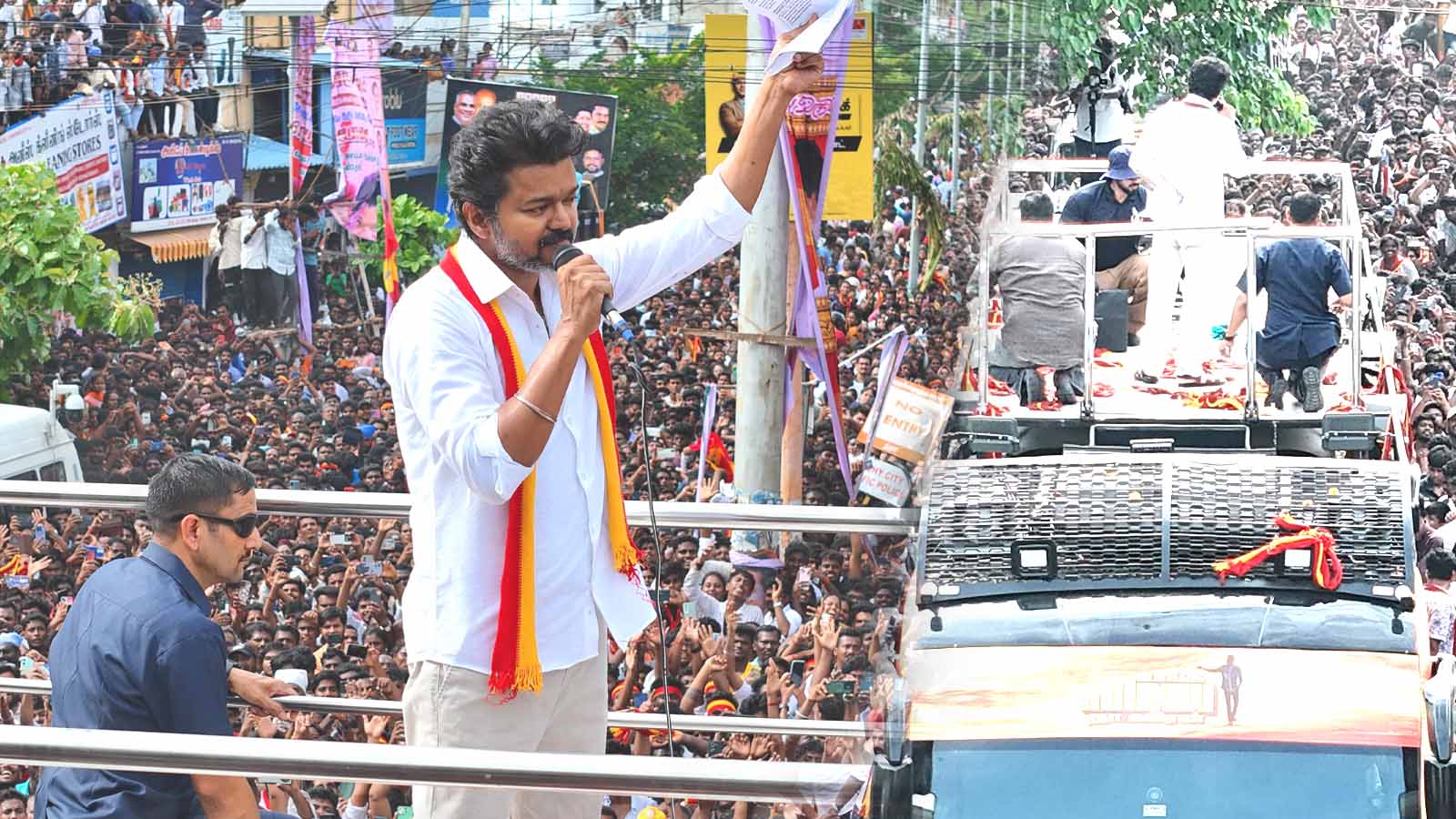 ਅਦਾਕਾਰ ਵਿਜੇ ਦੀ ਰੈਲੀ ’ਚ ਭਗਦੜ; ਅਚਾਨਕ ਬੇਹੋਸ਼ ਹੋਏ ਲੋਕ; ਬੱਚਿਆਂ ਸਮੇਤ 31 ਲੋਕਾਂ ਦੀ ਮੌਤ