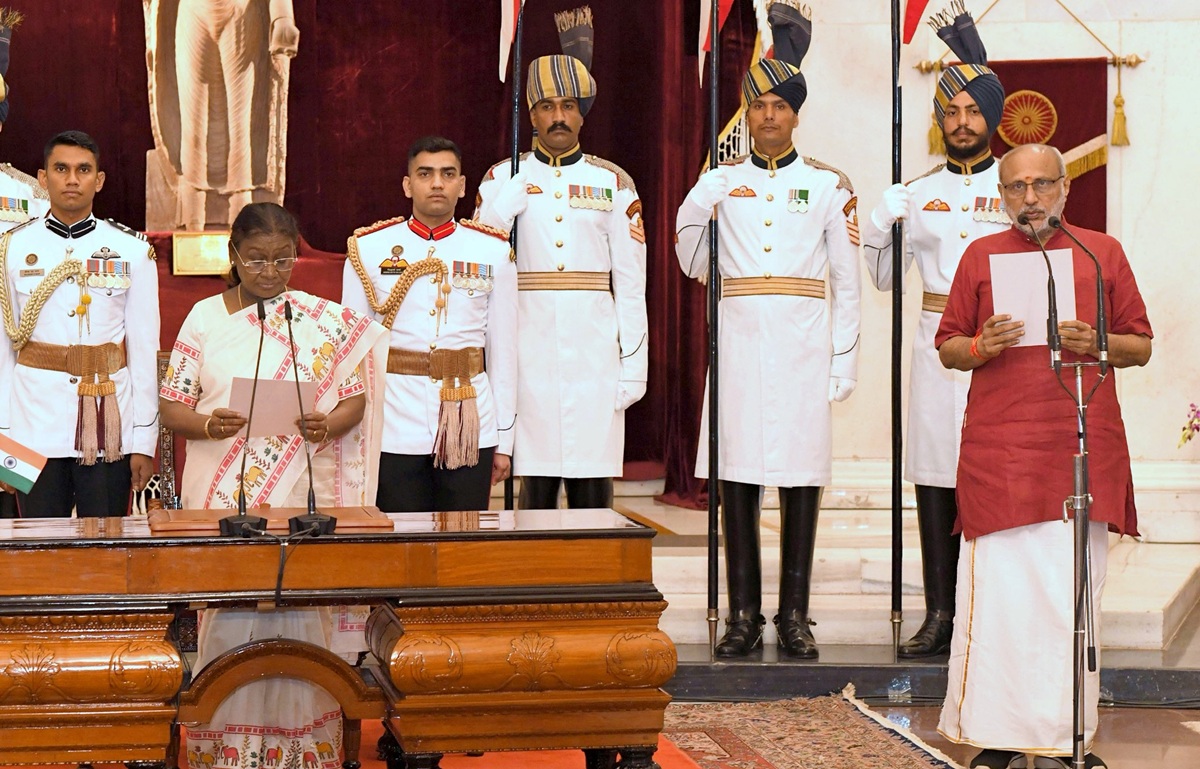 CP Radhakrishnan ਨੇ ਭਾਰਤ ਦੇ 15ਵੇਂ ਉਪ ਰਾਸ਼ਟਰਪਤੀ ਵਜੋਂ ਹਲਫ਼ ਲਿਆ