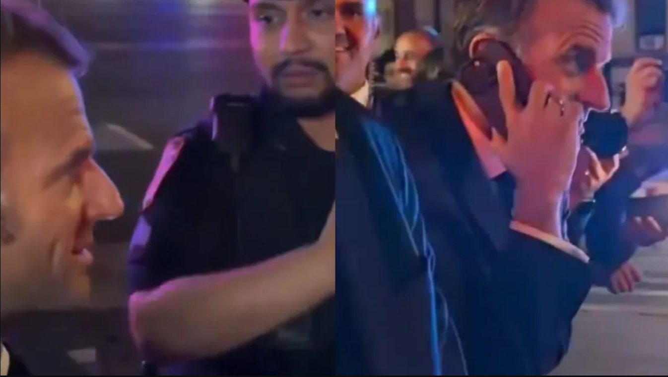 ਅਮਰੀਕਾ ਪੁਲਿਸ ਨੇ ਫਰਾਂਸ ਦੇ ਰਾਸ਼ਟਰਪਤੀ ਮਕਰੋਂ ਨੂੰ ਸੜਕ ‘ਤੇ ਰੋਕਿਆ