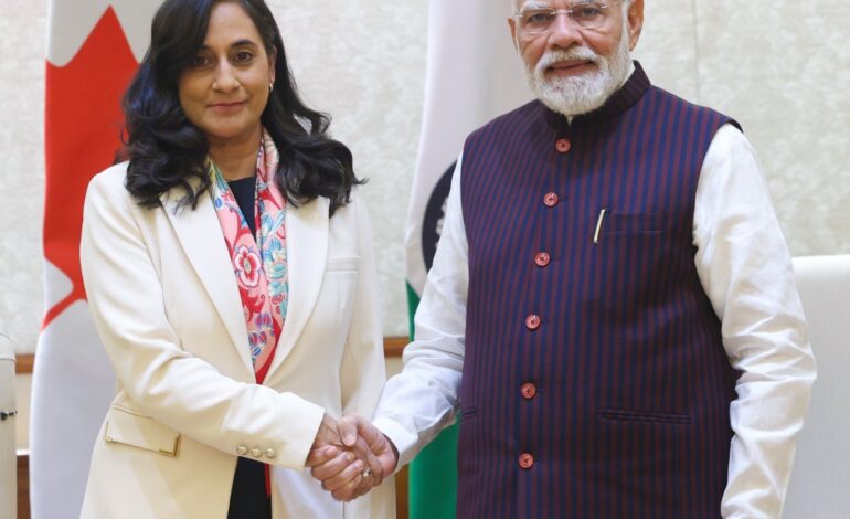 India Canada Relations: ਕੈਨੇਡਾ ਦੀ ਵਿਦੇਸ਼ ਮੰਤਰੀ ਅਨੀਤਾ ਆਨੰਦ ਨੇ PM ਮੋਦੀ ਨਾਲ ਕੀਤੀ ਮੁਲਾਕਾਤ