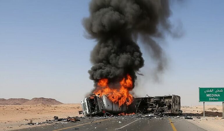 ਮਦੀਨਾ ਬੱਸ ਹਾਦਸਾ: ਭਿਆਨਕ ਹਾਦਸੇ ਵਿੱਚ ਡਰਾਈਵਰ ਨੇੜੇ ਬੈਠਾ ਸਿਰਫ਼ ਇੱਕ ਭਾਰਤੀ ਬਚਿਆ