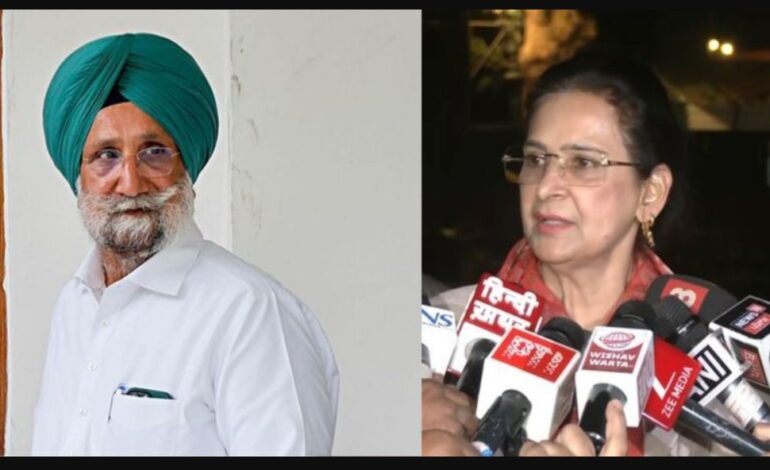 ਸੁਖਜਿੰਦਰ ਰੰਧਾਵਾ ਵੱਲੋਂ ਨਵਜੋਤ ਕੌਰ ਨੂੰ ਕਾਨੂੰਨੀ ਨੋਟਿਸ