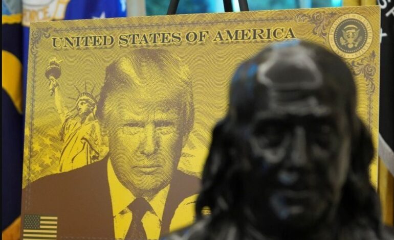 ਟਰੰਪ ਵੱਲੋਂ ‘ਗੋਲਡ ਕਾਰਡ’ ਵੀਜ਼ਾ ਪ੍ਰੋਗਰਾਮ ਸ਼ੁਰੂ; 10 ਲੱਖ ਡਾਲਰ ਖਰਚ ਕੇ ਅਮਰੀਕਾ ’ਚ ਰਹਿਣ ਤੇ ਕੰਮ ਕਰਨ ਦੀ ਖੁੱਲ੍ਹ