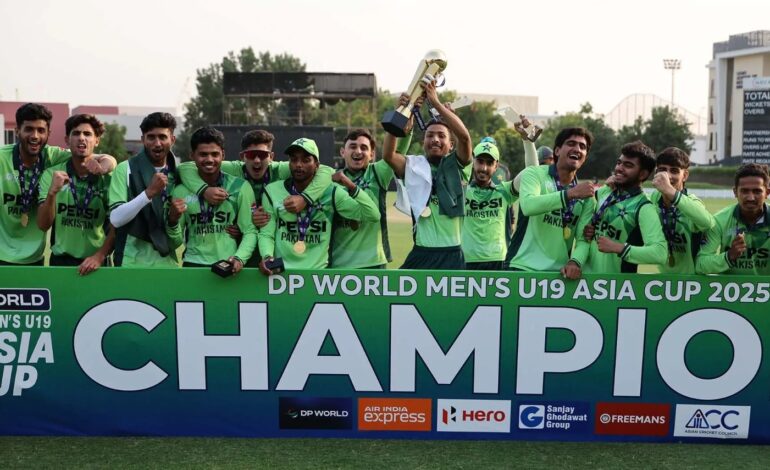 ਅੰਡਰ-19 ਏਸ਼ੀਆ ਕੱਪ ਫਾਈਨਲ: ਪਾਕਿਸਤਾਨ ਨੇ ਭਾਰਤ ਨੂੰ 191 ਦੌੜਾਂ ਨਾਲ ਹਰਾਇਆ