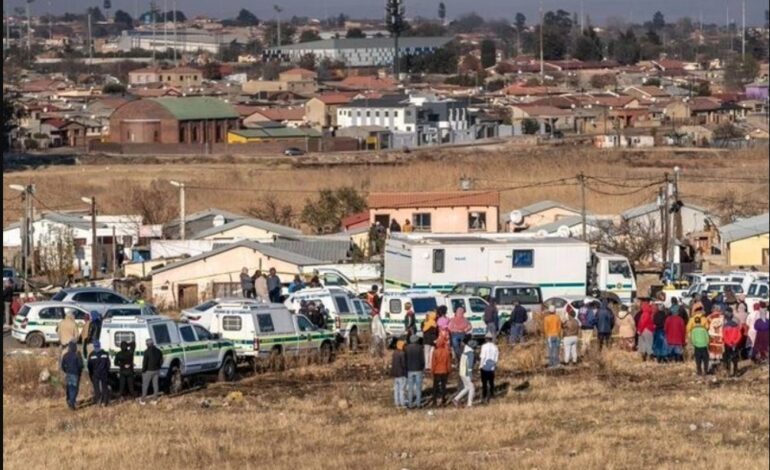 South Africa shooting: ਦੱਖਣੀ ਅਫਰੀਕਾ ਦੇ ਜੋਹਾਨਸਬਰਗ ਵਿੱਚ ਗੋਲੀਬਾਰੀ; 9 ਮੌਤਾਂ, 10 ਜ਼ਖਮੀ