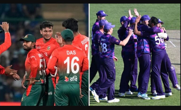 Scotland in T20 World Cup: ਬੰਗਲਾਦੇਸ਼ ਦੀ ਥਾਂ ਸਕਾਟਲੈਂਡ ਖੇਡੇਗਾ ਟੀ-20 ਵਿਸ਼ਵ ਕੱਪ