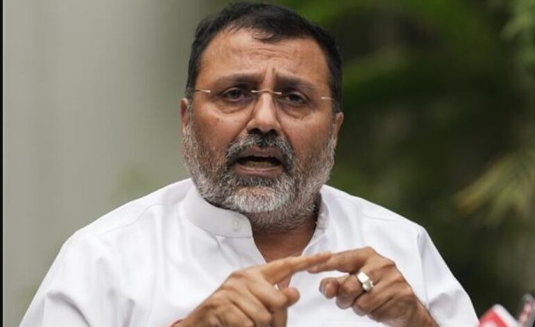 ਨਿਸ਼ੀਕਾਂਤ ਦੂਬੇ ਨੇ ਲੋਕ ਸਭਾ ’ਚ ਰਾਹੁਲ ਗਾਂਧੀ ਵਿਰੁੱਧ ਦਿੱਤਾ ‘ਮੌਲਿਕ ਮਤਾ’ ਪੇਸ਼ ਕਰਨ ਦਾ ਨੋਟਿਸ