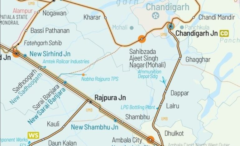 ਕੇਂਦਰ ਵੱਲੋਂ Rajpura Bypass ਲਾਈਨ ਲਈ 412 ਕਰੋੜ ਰੁਪਏ ਮਨਜ਼ੂਰ