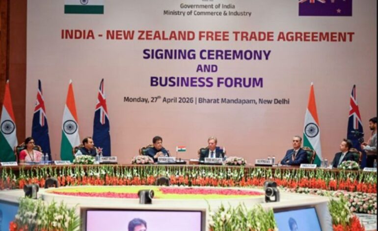 Free Trade Agreement: ਭਾਰਤ ਅਤੇ ਨਿਊਜ਼ੀਲੈਂਡ ਵਿਚਾਲੇ ਹੋਇਆ ਮੁਕਤ ਵਪਾਰ ਸਮਝੌਤਾ; ਜਾਣੋਂ ਭਾਰਤ ਨੂੰ ਕੀ ਹੋਵੇਗਾ ਫਾਇਦਾ