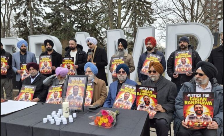 ਗਗਨਦੀਪ ਰੰਧਾਵਾ ਖ਼ੁਦਕੁਸ਼ੀ ਮਾਮਲਾ: ਰੰਧਾਵਾ ਲਈ ਇਨਸਾਫ਼ ਦੀ ਮੰਗ: ਵਿਦੇਸ਼ਾਂ ਵਿੱਚ ਭਖਿਆ ਰੋਸ