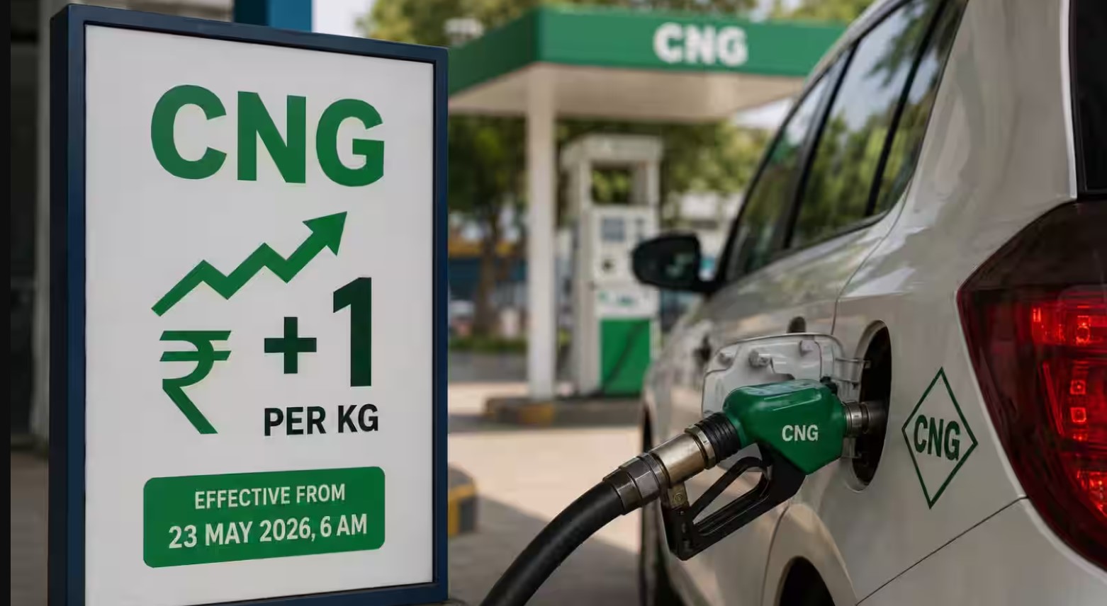 CNG Price Hike: CNG ਕੀਮਤਾਂ ਵਿੱਚ 2 ਰੁਪਏ ਦਾ ਵਾਧਾ, ਦੋ ਹਫ਼ਤਿਆਂ ਤੋਂ ਵੀ ਘੱਟ ਸਮੇਂ ਵਿੱਚ ਚੌਥੀ ਵਾਰ ਵਧੇ ਰੇਟ