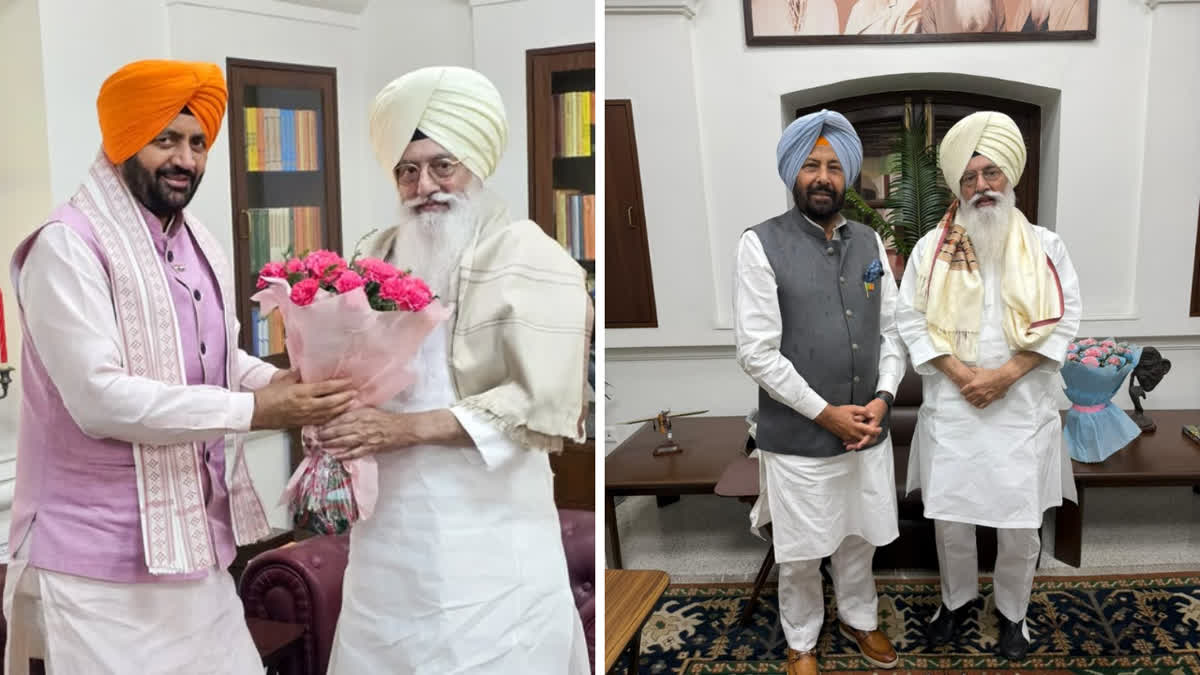ਹਰਿਆਣਾ ਦੇ CM ਨਾਇਬ ਸੈਣੀ ਨੇ ਡੇਰਾ ਬਿਆਸ ਮੁਖੀ ਗੁਰਿੰਦਰ ਸਿੰਘ ਢਿੱਲੋਂ ਨਾਲ ਕੀਤੀ ਮੁਲਾਕਾਤ