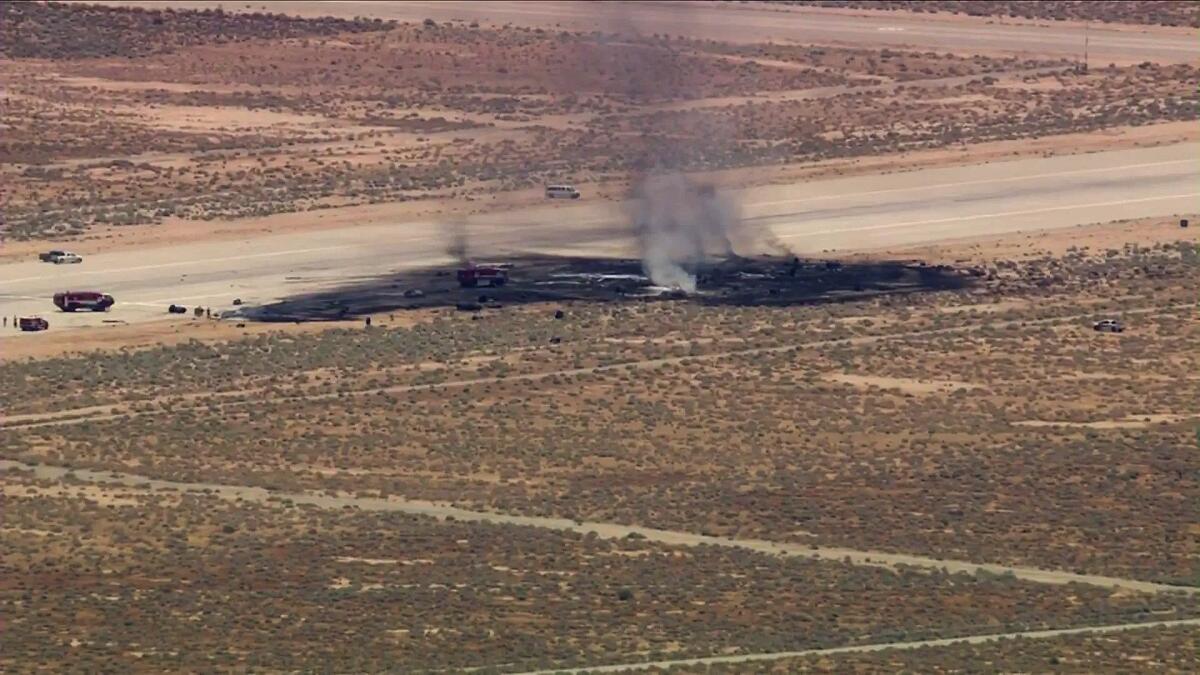 California plane crash: ਅਮਰੀਕੀ ਬੰਬਾਰ ਜਹਾਜ਼ ‘ਬੀ-52’ ਦੇ ਪਰਖ ਉਡਾਣ ਦੌਰਾਨ ਪਰਖੱਚੇ ਉੱਡੇ; ਅਮਲੇ ਦੇ ਸਾਰੇ 8 ਮੈਂਬਰਾਂ ਦੀ ਮੌਤ