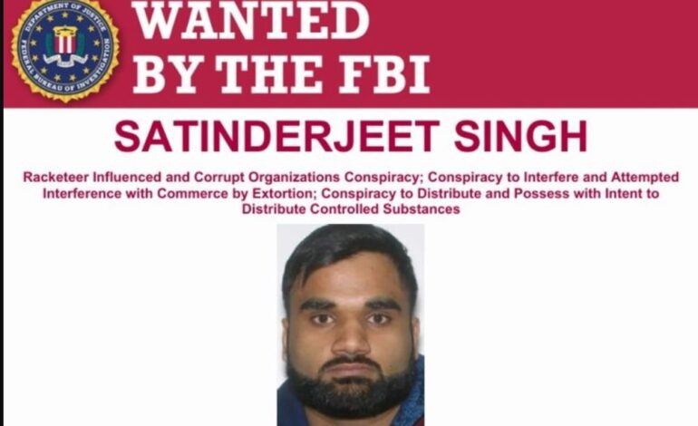 Nijjar murder case: ਨਿੱਝਰ ਕਤਲ ਕੇਸ ਵਿੱਚ ਗੋਲਡੀ ਬਰਾੜ ਦੀ ਗ੍ਰਿਫ਼ਤਾਰੀ ਲਈ FBI ਵੱਲੋਂ 50,000 ਡਾਲਰ ਦੇ ਇਨਾਮ ਦਾ ਐਲਾਨ