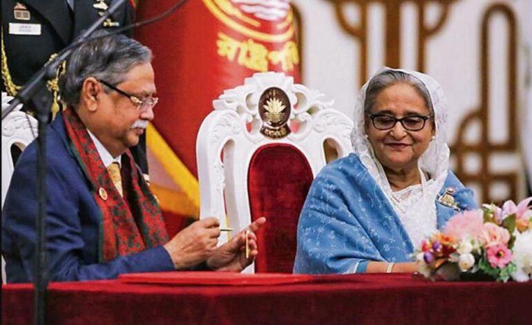 ਰਾਸ਼ਟਰਪਤੀ ਭਵਨ ਵੱਲੋਂ ਬੰਗਲਾਦੇਸ਼ ਦੇ PM ਦੀ ਫ਼ੇਰੀ ਵਾਲਾ ਪ੍ਰੈੱਸ ਬਿਆਨ ਵਾਪਸ